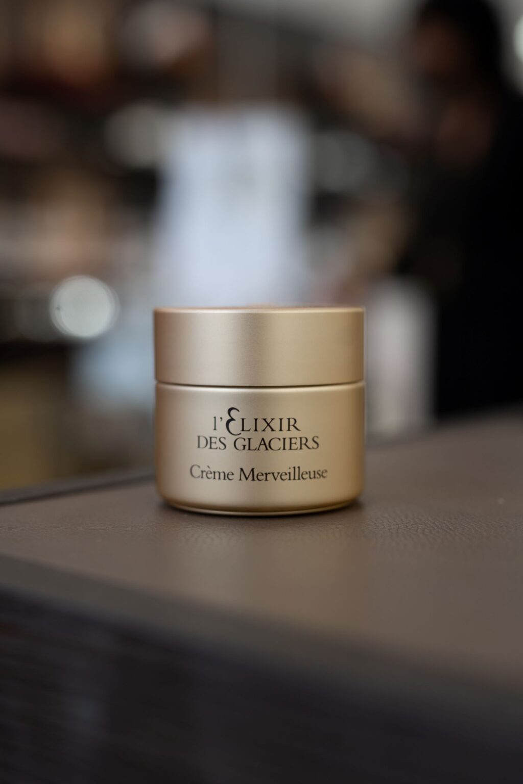 l'elixir des glaciers creme merveilleuse Gold Tiegel