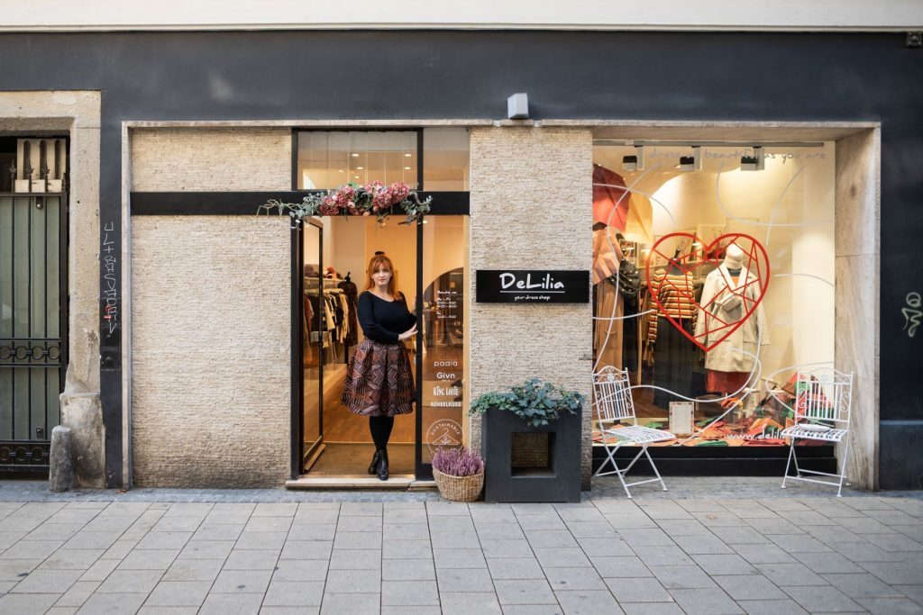 Boutique Delilia Außenansicht Graz Innenstadt