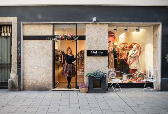 Boutique Delilia Außenansicht Graz Innenstadt
